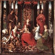 Hans Memling St John Altarpiece oil painting artist